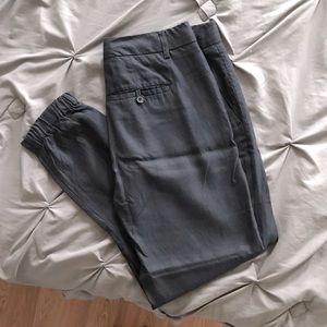 Vince Trouser-Style Joggers in Cupro Cotton Blend